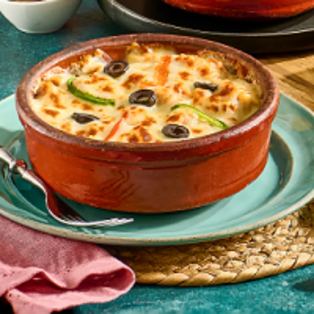 طاجن مكرونة بالكبدة